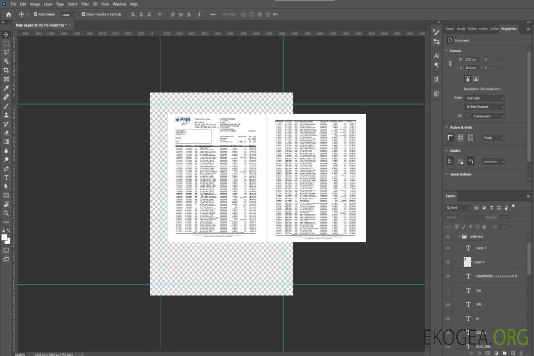Philippines PNB 4 pages Excel template